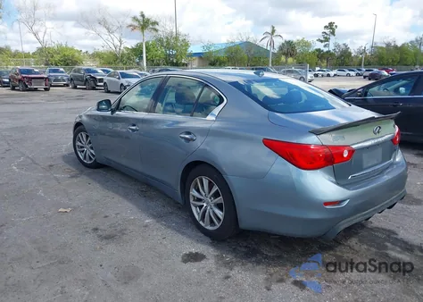 2014 Infiniti Q50 Premium from USA, damaged, VIN JN1BV7AP8EM679355